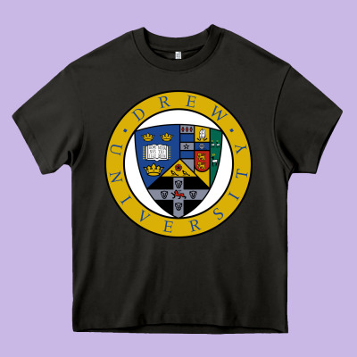 Drew University Heavy Core Tee Designed By Artisfamous