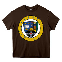Chocolate Brown drew university Heavy Core Tee - artisFamous