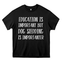 Black dog sledding is importanter Heavy Core Tee - artisFamous