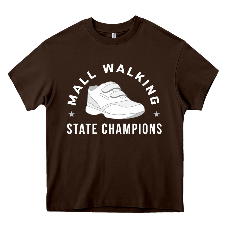 Funny Mall Walking State Champions Heavy Core Tee by artisFamous | Teevron