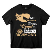 Black women are born in richmond Heavy Core Tee - artisFamous