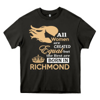 Asphalt women are born in richmond Heavy Core Tee - artisFamous