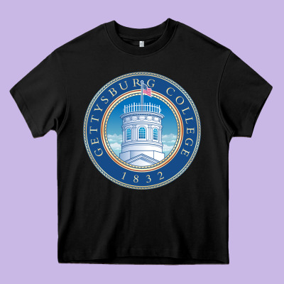 Gettysburg College Heavy Core Tee Designed By Artisfamous