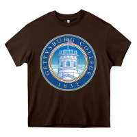 Chocolate Brown gettysburg college Heavy Core Tee - artisFamous