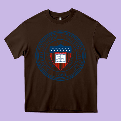 Howard University Heavy Core Tee Designed By Artisfamous