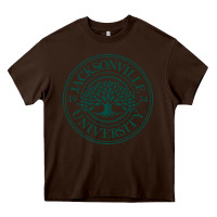 Chocolate Brown jacksonville university Heavy Core Tee - artisFamous