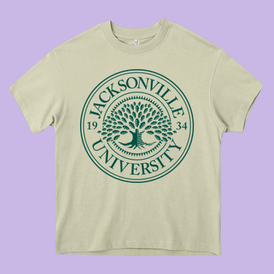 Jacksonville University Heavy Core Tee Designed By Artisfamous