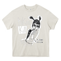Cream bikini kill Heavy Core Tee - artisFamous