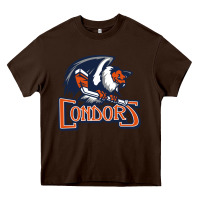 Chocolate Brown Condors, The Bakersfield Heavy Core Tee - artisFamous