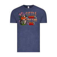 Vintage Denim Little Miss Cotton Tail Vintage Tee - CowhideDigitalArt