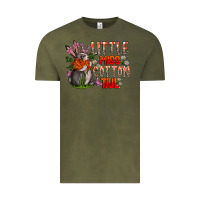 Vintage Olive Little Miss Cotton Tail Vintage Tee - CowhideDigitalArt