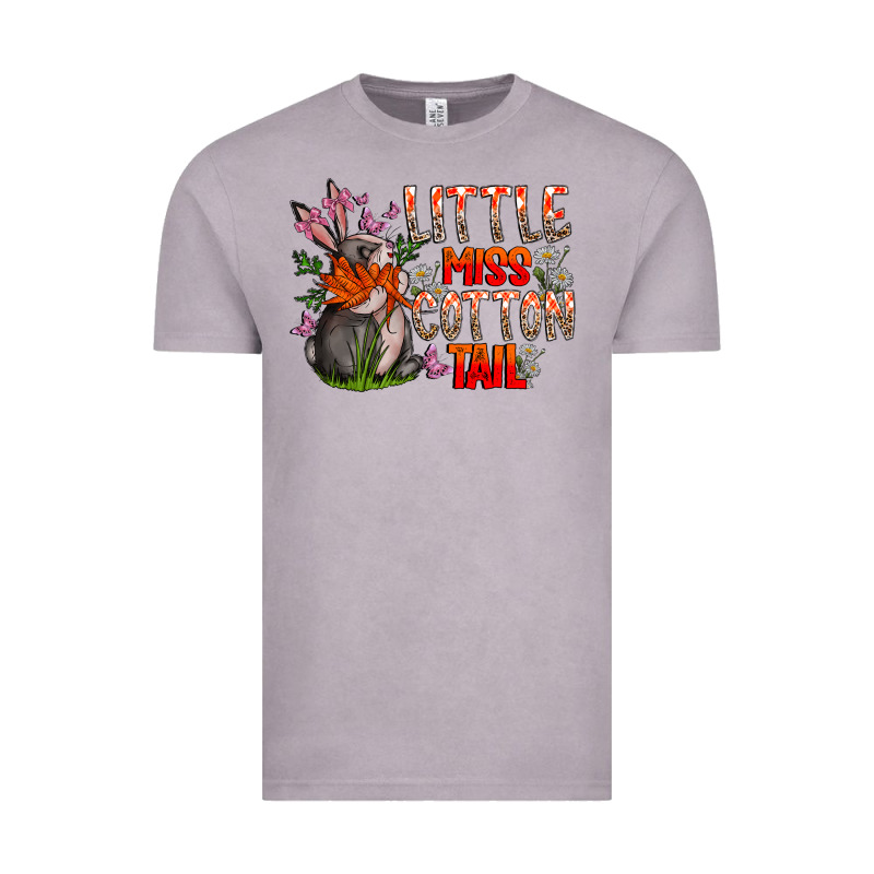 Little Miss Cotton Tail Vintage Tee by CowhideDigitalArt | Teevron