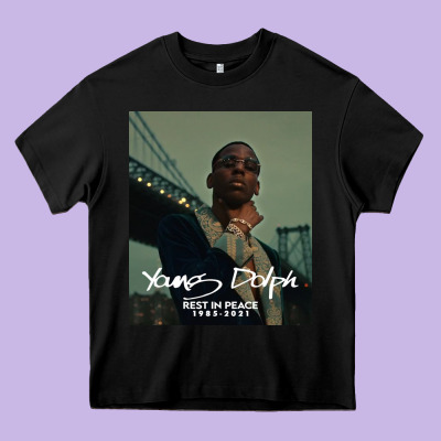 Rest In Peace Young Dolph Heavy Core Tee Designed By Artisfamous