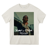 Cream Rest in Peace Young Dolph Heavy Core Tee - artisFamous