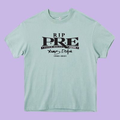 Rest In Peace Young Dolph Heavy Core Tee Designed By Artisfamous