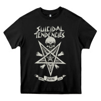Black suicidal tendencies Heavy Core Tee - artisFamous