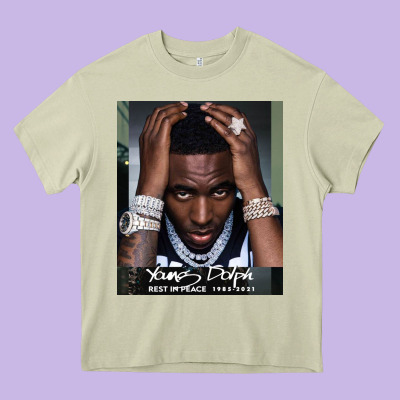 Rest In Peace Young Dolph Heavy Core Tee Designed By Artisfamous