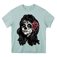Arona sugar skull lady Heavy Core Tee - artisFamous