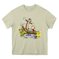 Mossy calvin and hobbes bill watterson Heavy Core Tee - artisFamous