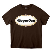 Chocolate Brown häagen dazs Cafe and Resto Heavy Core Tee - artisFamous