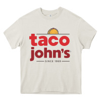 Cream Taco John's Resto Heavy Core Tee - artisFamous