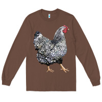 Chestnut wyandotte chicken Long Sleeve Tee - LillyAllenDesigns