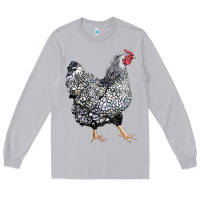 Moon Dust wyandotte chicken Long Sleeve Tee - LillyAllenDesigns