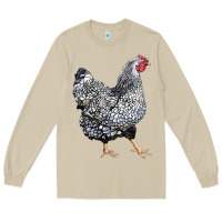 Mushroom wyandotte chicken Long Sleeve Tee - LillyAllenDesigns