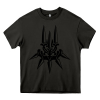 Asphalt yorha white insignia Heavy Core Tee - artisFamous
