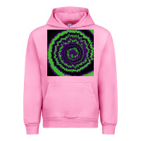 Fuchsia Pink halloween tie dye pattern black Urban Hoodie - RanaPortraitStore