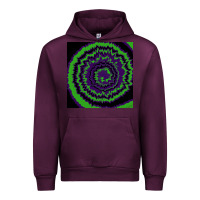Mauve Wine halloween tie dye pattern black Urban Hoodie - RanaPortraitStore