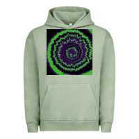 Pigment Oil Green halloween tie dye pattern black Urban Hoodie - RanaPortraitStore
