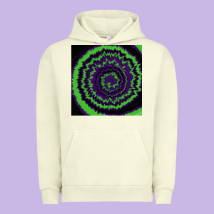 Halloween Tie Dye Pattern Black Urban Hoodie Designed By Ranaportraitstore