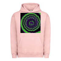 Pigment Salmon halloween tie dye pattern black Urban Hoodie - RanaPortraitStore
