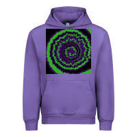 Tulip halloween tie dye pattern black Urban Hoodie - RanaPortraitStore