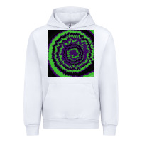 White halloween tie dye pattern black Urban Hoodie - RanaPortraitStore