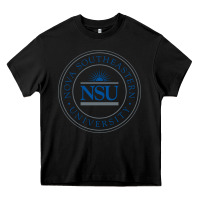 Black nova university Heavy Core Tee - artisFamous