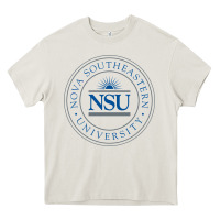 Cream nova university Heavy Core Tee - artisFamous