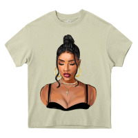 Mossy black woman Heavy Core Tee - FaDigitalArtStudio