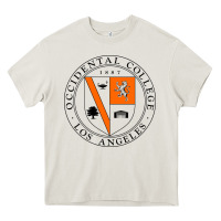 Cream occidental college Heavy Core Tee - artisFamous