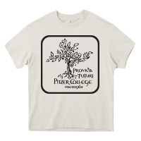 Cream pitzer college seal, cali Heavy Core Tee - artisFamous
