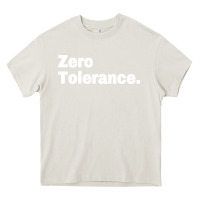 Cream zero tolerance Heavy Core Tee - artisFamous