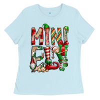 Baby Blue Mini Elf Ladies Tee - CowhideDigitalArt