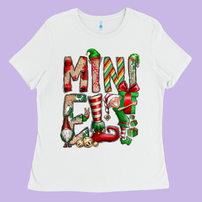 Mini Elf Ladies Tee Designed By Cowhidedigitalart