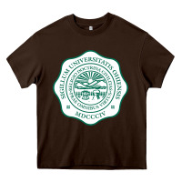 Chocolate Brown ohio university Heavy Core Tee - artisFamous