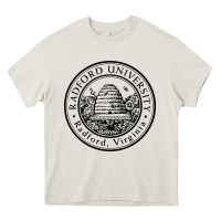 Cream radford university Heavy Core Tee - artisFamous