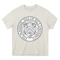 Cream rice university Heavy Core Tee - artisFamous