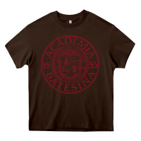 Chocolate Brown seal bates college Heavy Core Tee - artisFamous