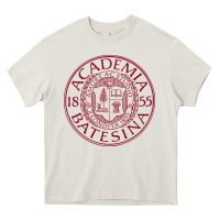 Cream seal bates college Heavy Core Tee - artisFamous