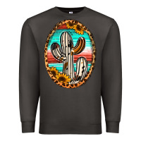 Smoke Western Cactus Premium Sweatshirt - Jasminsmagicworld